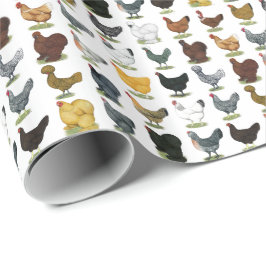 Papel De Regalo 49 gallinas del pollo