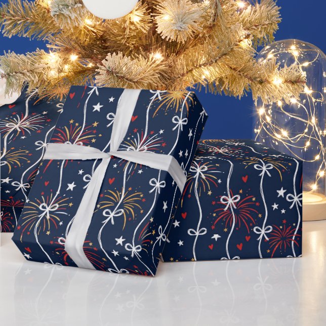 Papel De Regalo 4 de julio (Vacaciones)