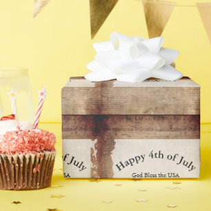 Papel De Regalo 4 de julio de 📜 Declaración de Independencia