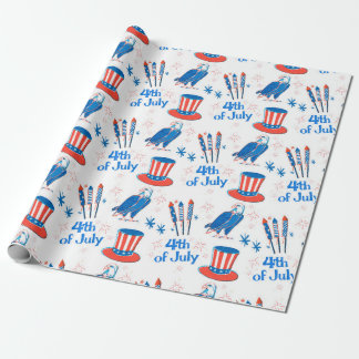 Papel De Regalo 4 de julio Patrón de Pegatinas