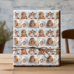 Papel De Regalo 4 fotos - Minimalista moderno 
