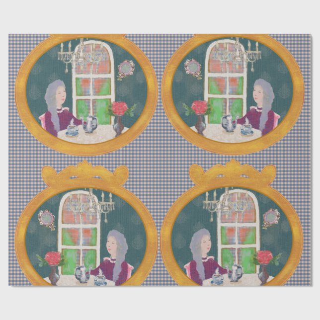 Papel De Regalo 4 O’Clock in LALATOWN Wrapping Paper 3 (Superficie plana)