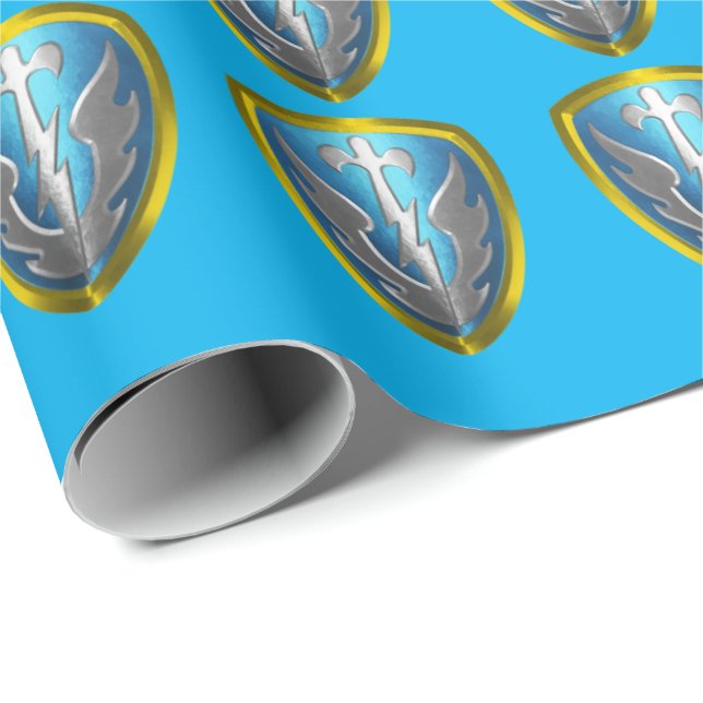 Papel De Regalo 504ª Brigada de Inteligencia Militar (Esquina del rollo)