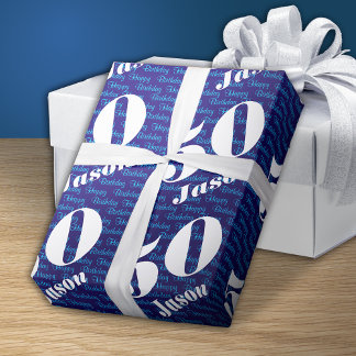 Papel De Regalo 50.ª Armada de Tipografía de Cumpleaños