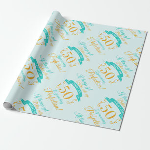 Papel De Regalo 50.º cumpleaños mejor con la edad