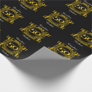 Papel De Regalo 50° Aniversario del Boda de Oro