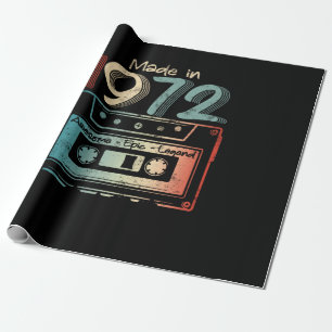 Papel De Regalo 50 años de regalo hecho en Cassette 1972