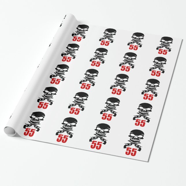 Papel De Regalo 55 diseños del cumpleaños (Desenrollado)