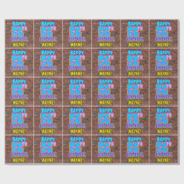 Papel De Regalo 56° cumpleaños: Diversión, graffiti urbano inspira