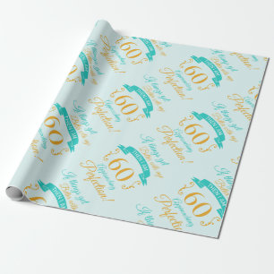 Papel De Regalo 60.º cumpleaños mejor con la edad