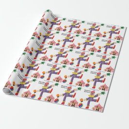 Papel De Regalo 60.º natalicio de nuevos payasos divertidos épicos