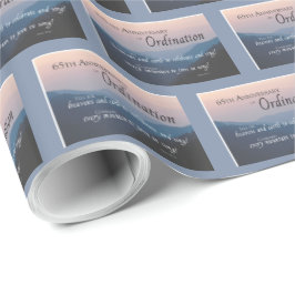 Papel De Regalo 65º Aniversario de Ordenación Felicidades