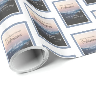 Papel De Regalo 65° Aniversario de la Ordenación Felicitaciones