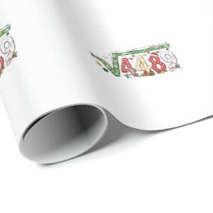 Papel De Regalo 67 Raíz Cuadrada 4489 Seis Siete Navidad Matemátic