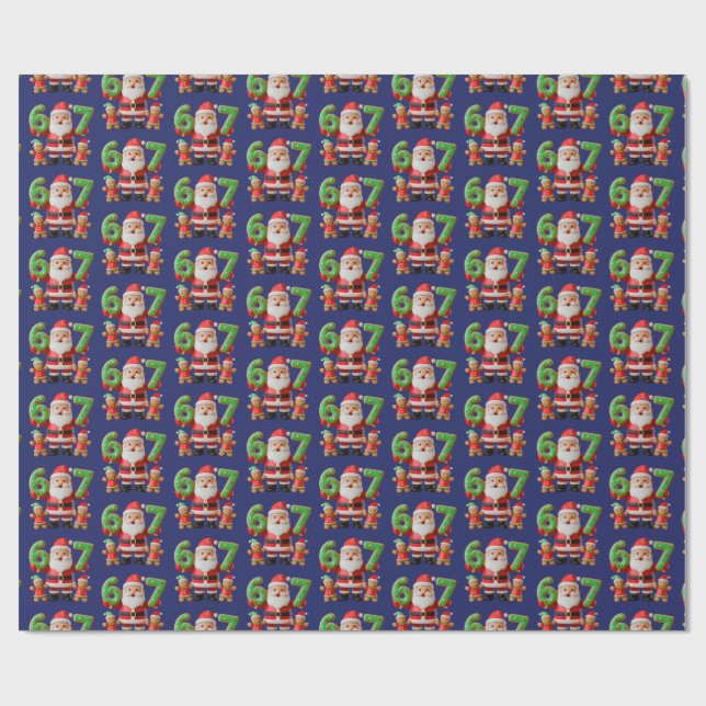 Papel De Regalo 67 Wrapping Paper Roll | 6 7 Gift Wrap (Superficie plana)