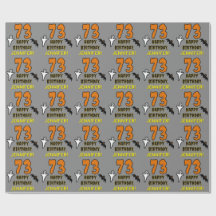 73.ª Cumpleaños: Espantoso tema de Halloween, nomb