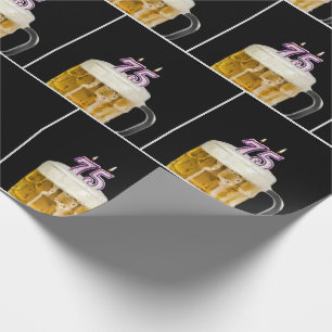 Papel De Regalo 75.ª Cerveza Con Velas