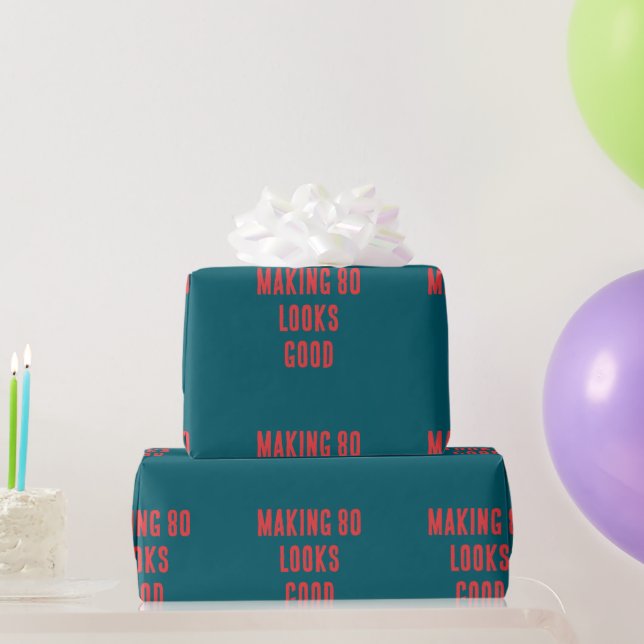 Papel De Regalo 80 Cita Humor  (Regalos de fiesta)