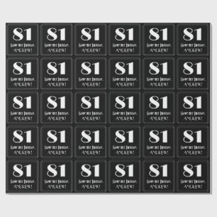 Papel De Regalo 81 Aniversario - Aspecto inspirado en el Art Deco 