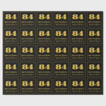 84º cumpleaños - Aspecto inspirado en el Art Deco 