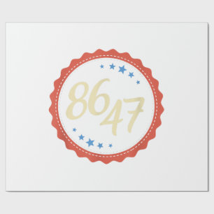 Papel De Regalo 86 47 Anti Trump Gracioso