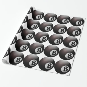 Papel De Regalo 8 Ball Billiard Pool