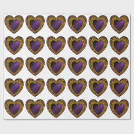 Papel De Regalo 90s Rockabilly Punk Heart Tattoo Style Pattern