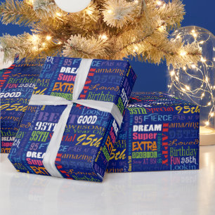 Papel De Regalo 95.o monograma personalizado de la fiesta de