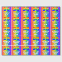 96º cumpleaños: Colorido, divertido patrón arcoiri