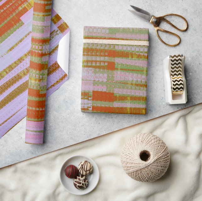 Papel De Regalo A cuadros (Artesanía)