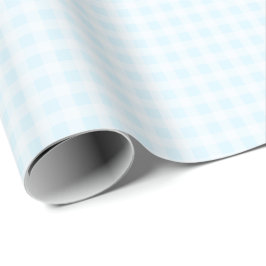 Papel de regalo a cuadros azul cian pálido