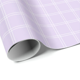 Papel de regalo a cuadros Lavanda Ventana