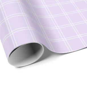 Papel de regalo a cuadros Lavanda Ventana