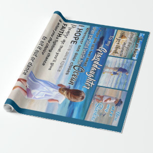 Papel De Regalo A La Playa De Mi Nieta Y Al Mar Mi Sol