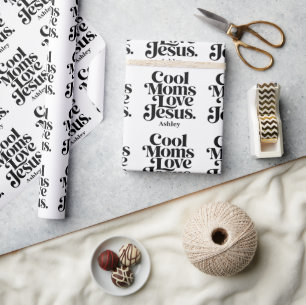 Papel De Regalo A las mamás geniales les encanta Jesús