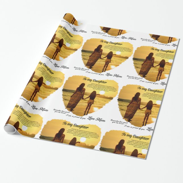 Papel De Regalo A mi hija (Desenrollado)
