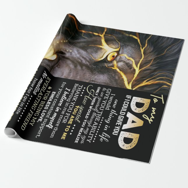 Papel De Regalo A mi papá | citas graciosas para papá (Desenrollado)