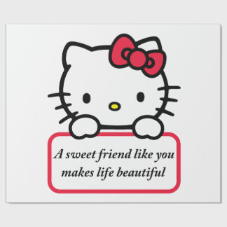 Papel De Regalo A Sweet Friend Like You - Heartfelt Quote T-Shirt