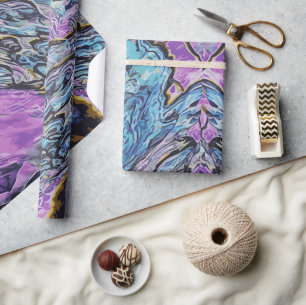 Papel De Regalo Abalone Paua Abstract Sea Shell