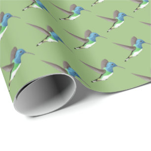 Papel De Regalo Abandonar a Jacobin Hummingbird - transparente.