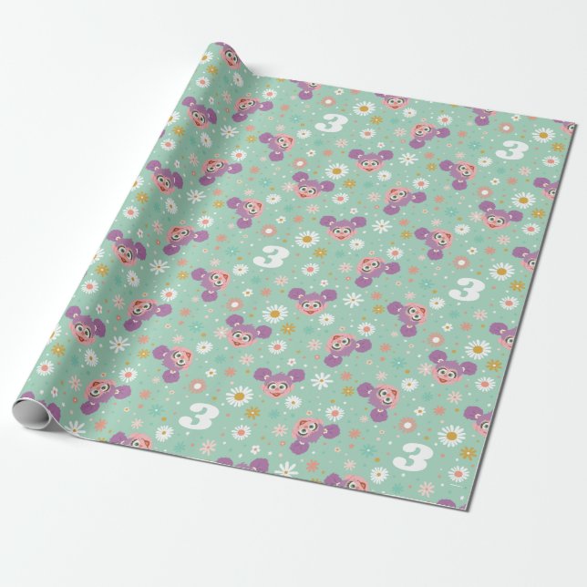 Papel De Regalo Abby Cadabby Birthday Woodland Pattern (Desenrollado)