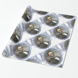 Papel De Regalo Abe Lincoln presidente americano retrato vintage E