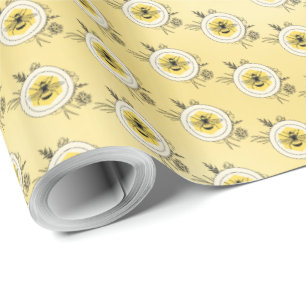 Papel De Regalo Abeja