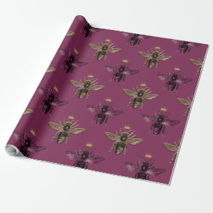 Papel De Regalo Abeja reina