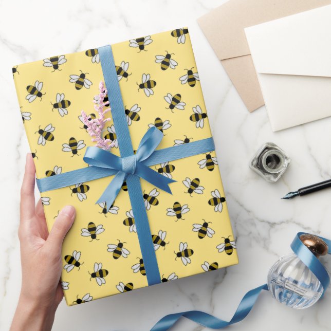 Papel De Regalo Abejas (Regalar)