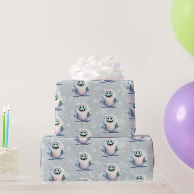 Papel De Regalo Abominable leyenda de Yeti (Regalos de fiesta)