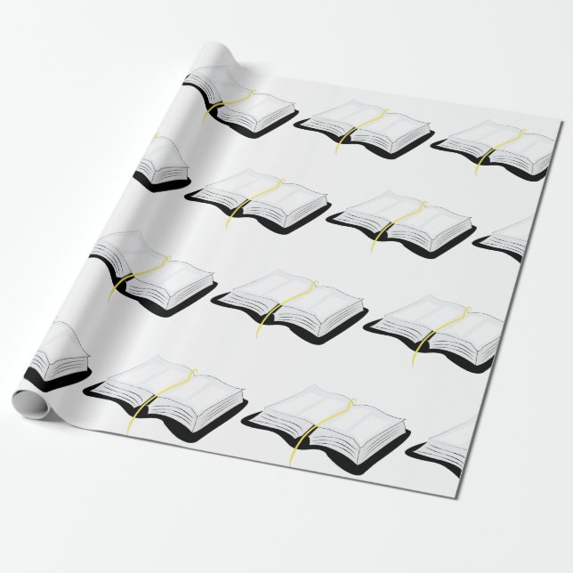 Papel De Regalo Abra la biblia (Desenrollado)