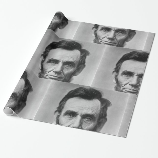 Papel De Regalo Abraham Lincoln (Desenrollado)