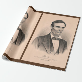Papel De Regalo Abraham Lincoln Eligió al Presidente 1860