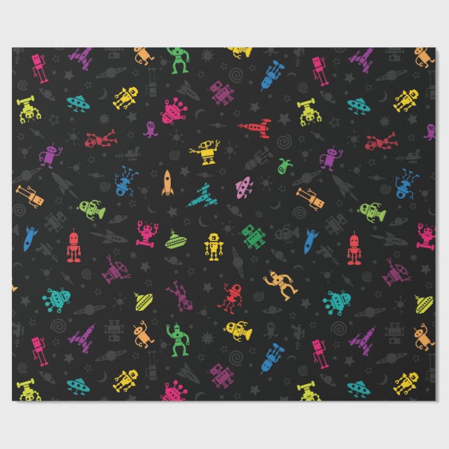 Papel De Regalo Abrigo del robot (Superficie plana)